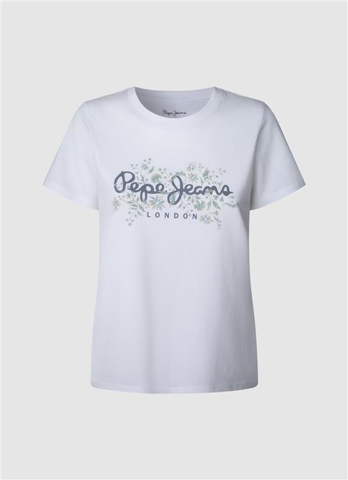 Se Pepe Jeans Shirts 'Bero'  blå / lysegrøn / hvid ved About You
