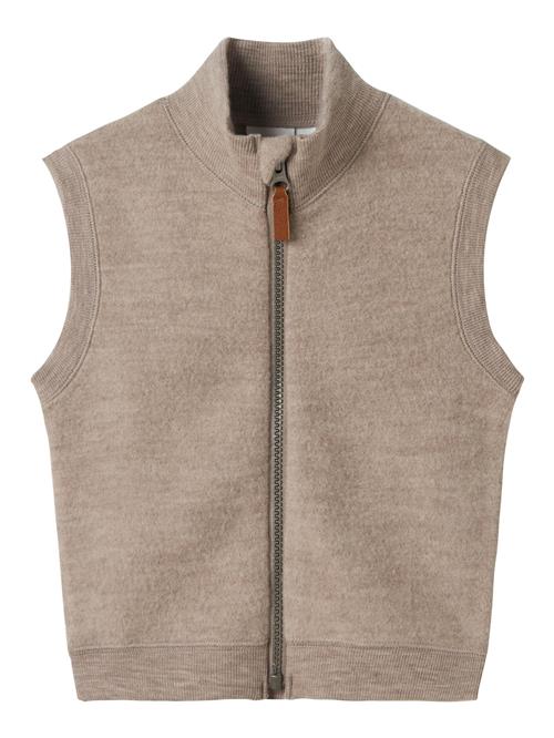 NAME IT Cardigan  mørkebeige