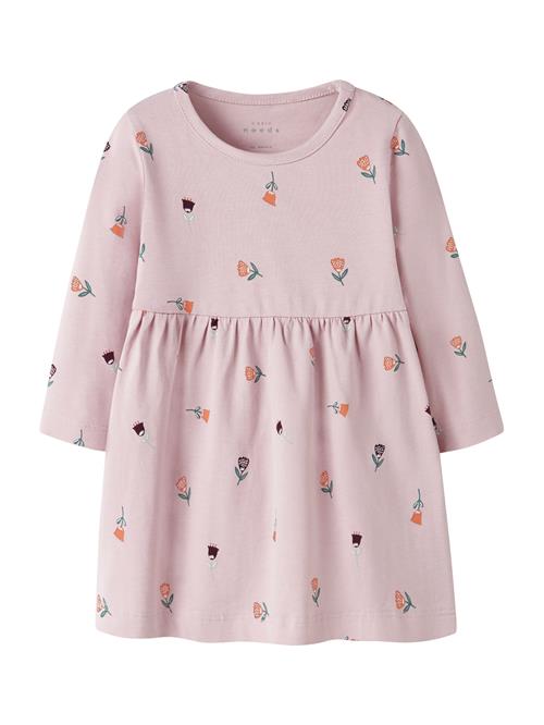 NAME IT Kjole 'NBFVANDORA'  gran / aubergine / lysviolet / hummer