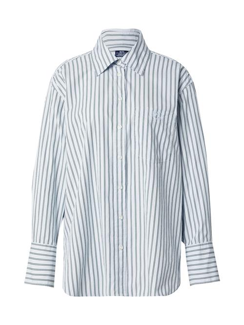GAP Bluse  lyseblå / mørkegrøn