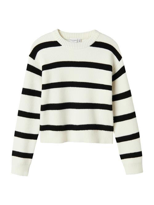 NAME IT Pullover 'NKFVNILLA'  sort / hvid
