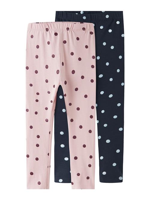 NAME IT Leggings 'NMFVIVIAN'  navy / lilla