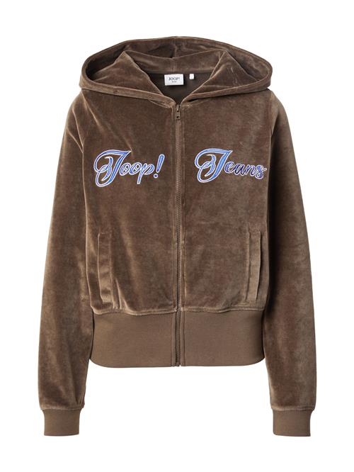 JOOP! Jeans Sweatjakke 'Torina'  blå / oliven / hvid