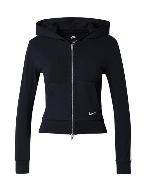 Nike Sportswear Sweatjakke  sort / hvid