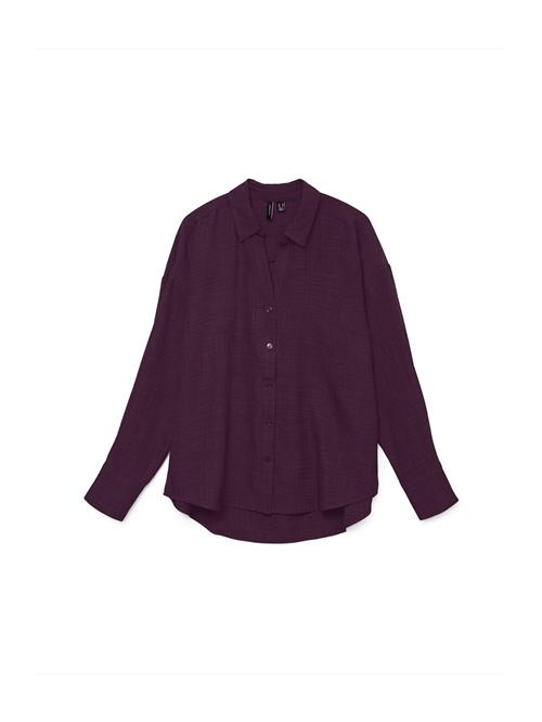 VERO MODA Bluse 'VMMELANEY QUEENY'  burgunder