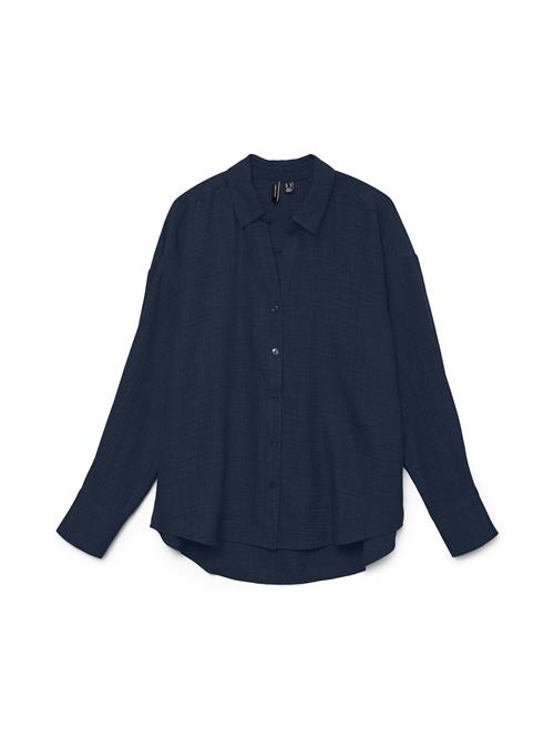VERO MODA Bluse 'VMMELANEY QUEENY'  natblå