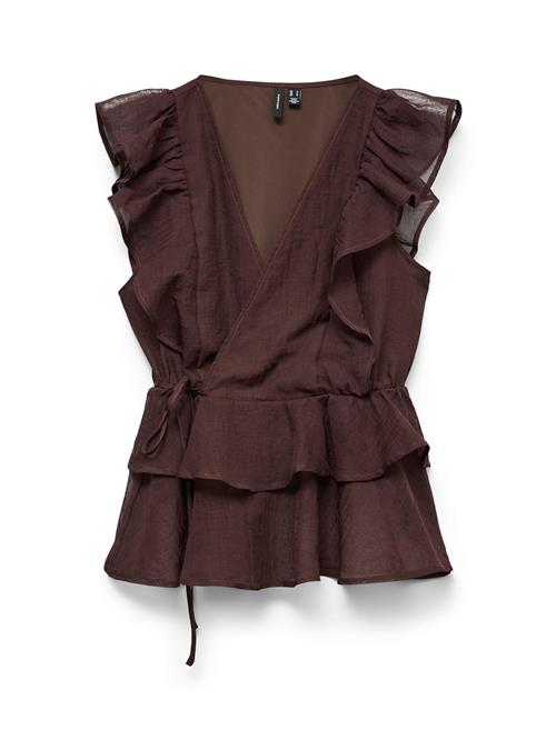 VERO MODA Bluse 'VMSabrina'  mørkebrun