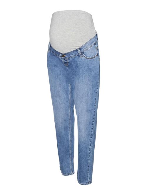 MAMALICIOUS Jeans 'MLALBERTE'  blue denim / lysegrå
