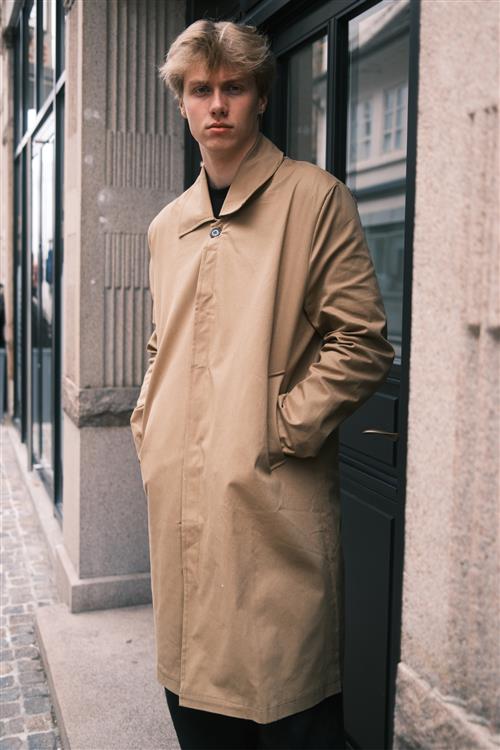 Trenchcoat - Beige - L - TeeShoppen