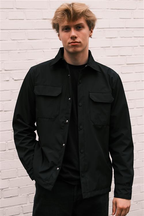 Oliver Overshirt - Sort - TeeShoppen