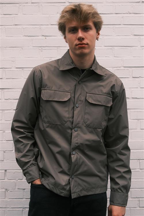 Oliver Overshirt - Oliven - TeeShoppen