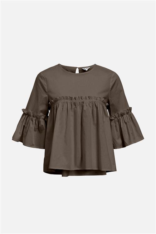 Hope Neck Top - Morel - 38 - Object