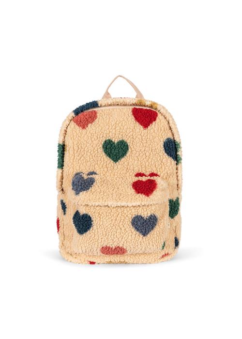 Konges Sløjd Jody Teddy-rygsæk Bon Coeur Coloré  Jody Teddy Backpack Grs Bon Coeur Coloré One Size  Creme  One Size  kvinde