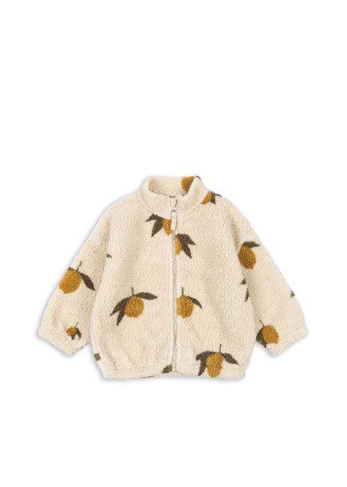 Konges Sløjd Jody Teddy Jacket Grs Mon Grand Citron Jody Teddy Jacket Grs Mon Grand Citron 4 Y Fleece Creme  4 år  Unisex, Boys