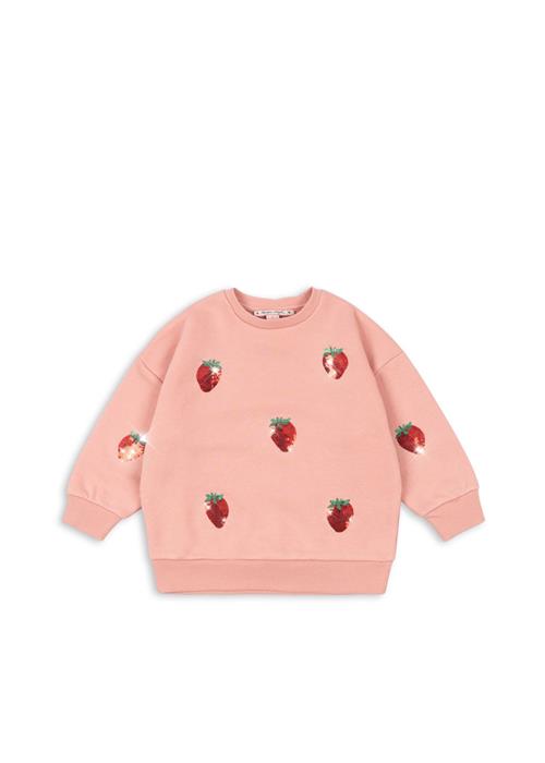 Konges Sløjd Lou Sweatshirt Med Pailletter Mellow Rose  Lou Sequin Sweat Shirt Ocs Mellow Rose 4 Y  Lyserød  4 år  kvinde