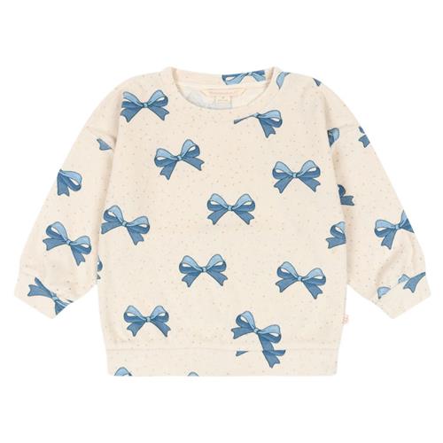 Konges Sløjd GOTS Itty Sweatshirt Bowie Blue Gold 3 Y  Creme  3 år  kvinde