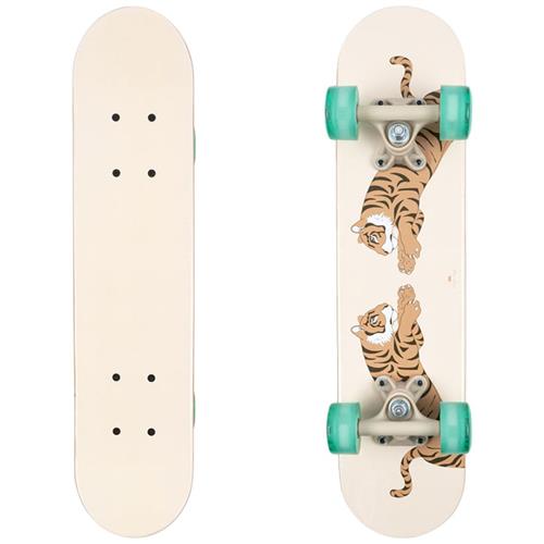 Konges Sløjd Skateboard Tiger One Size  Grøn  One Size  Unisex