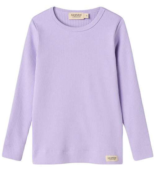 MarMar Bluse - Rib - Plain - Soft Lavender
