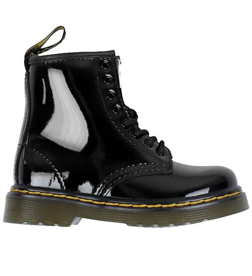 Se Dr. Martens Støvler - 1460 T - Black Patent Lamper ved KidsWorld