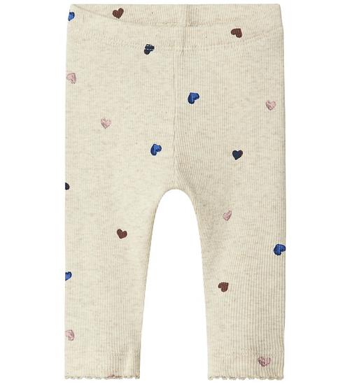 Name It Leggings - Rib - Noos - NbfNutti - Peyote Melange m. Hje