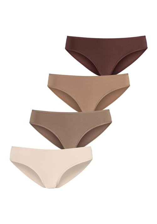LASCANA Slip  creme / camel / lysebrun / mørkebrun