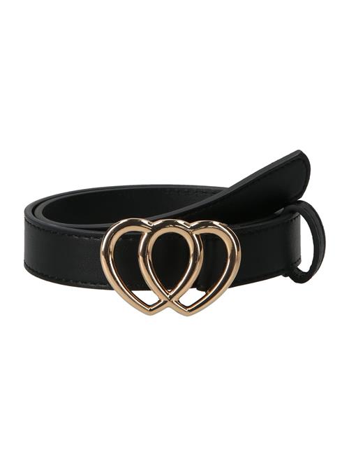 ONLY GIRLS Bælte 'KOGPINA HEART '  guld / sort