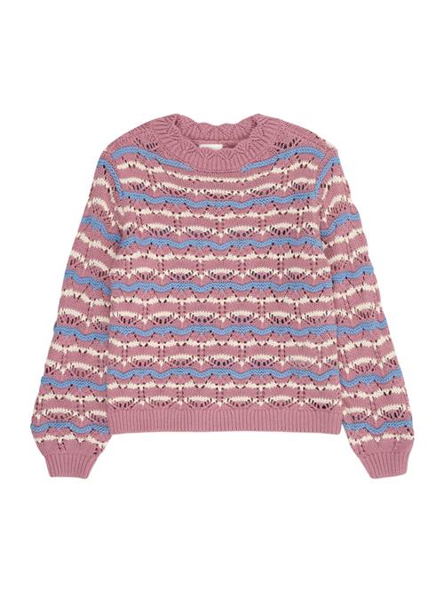 s.Oliver Pullover  blå / lyselilla / hvid