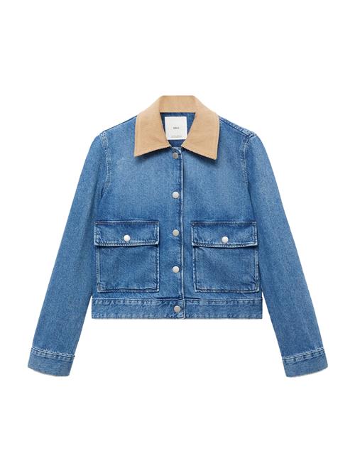 MANGO Overgangsjakke 'ADARA'  blue denim
