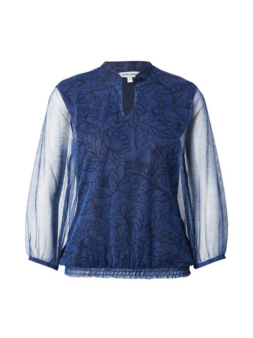 MORE & MORE Bluse  marin / sort
