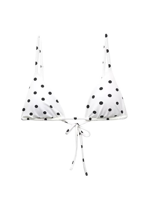 Pull&Bear Bikinioverdel  sort / hvid