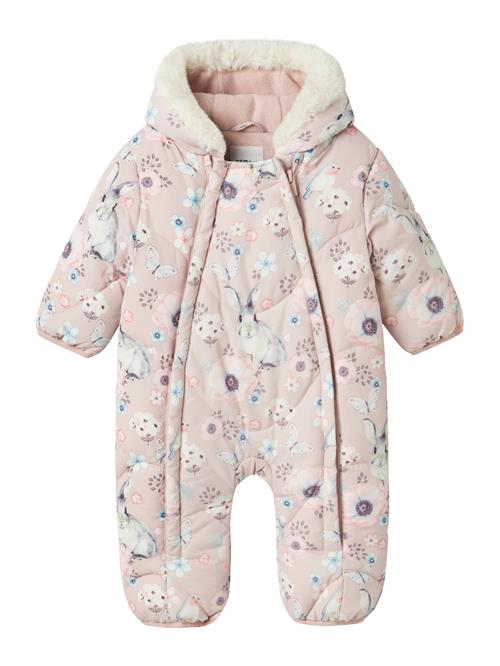 NAME IT Overall 'NBFMIE'  lyseblå / taupe / lysviolet / hvid