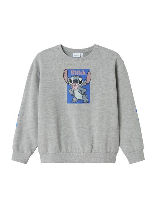 NAME IT Sweatshirt  blå / grå-meleret / lysviolet / sort