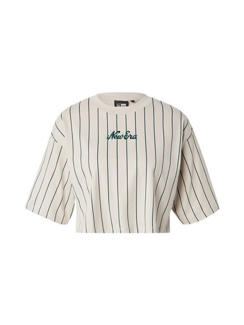 NEW ERA Shirts  lysebeige / mørkegrøn