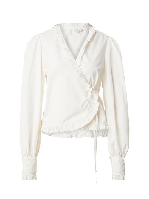 Harper & Yve Bluse  ecru / vinrød