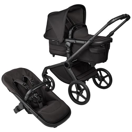 Bugaboo Bugaboo Fox 5 complete Noir Limited Edition  BLACK MOONLIGHT Stroller  Sort  barnevogn  unisex