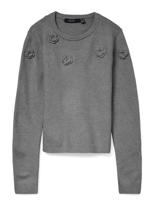 VERO MODA Pullover 'VMROSE'  grå-meleret