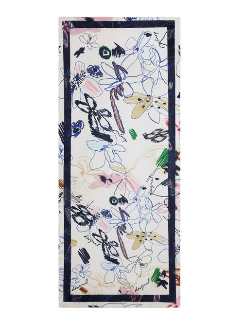 Desigual Sjal  chamois / koboltblåt / sort / hvid