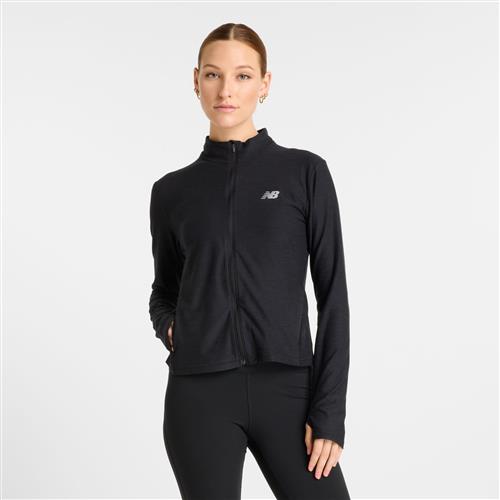new balance Sweatjakke  sort-meleret