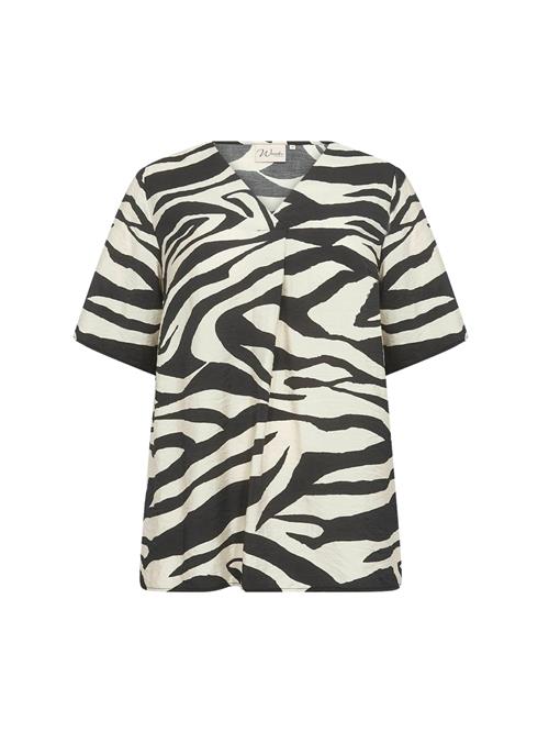 Wasabi Concept Bluse 'Luana'  sort / hvid