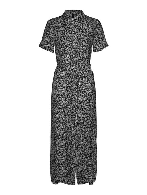 VERO MODA Blusekjole 'Easy Joy'  sort / hvid