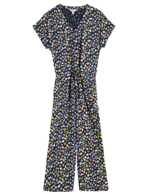 Seasalt Cornwall Jumpsuit 'Rose Trellis'  navy / curry / smaragd / hvid