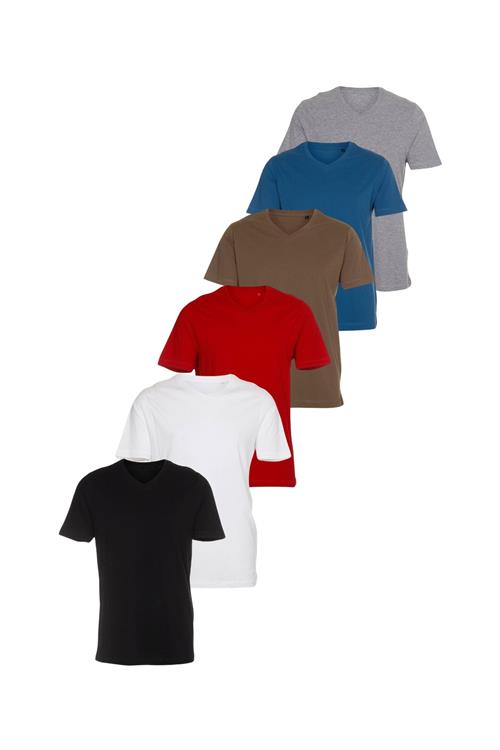 Basic V-neck t-shirt - - Default Title - TeeShoppen