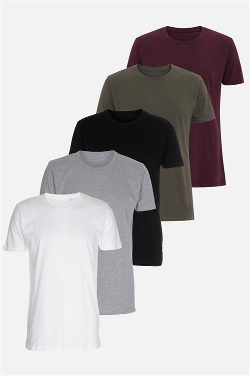 5 stk. Muscle T-Shirt - Herre - Default Title - TeeShoppen