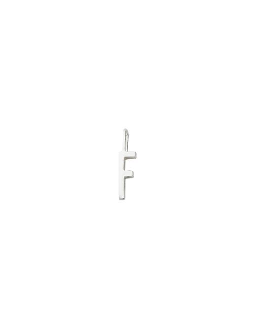 10Mm 925 Sterling Silver A-Z Design Letters Silver