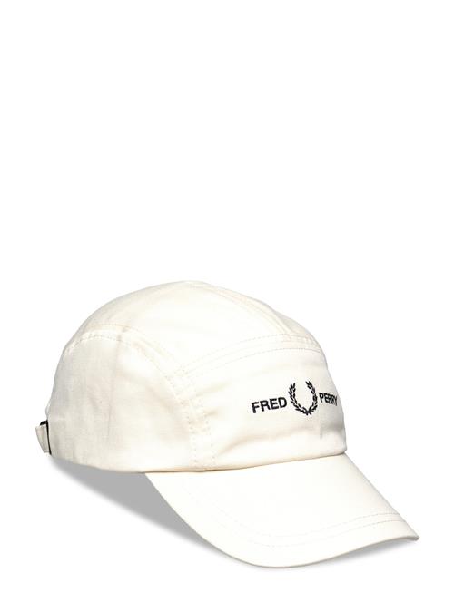 5 Panel Flp Twill Cap Fred Perry Cream