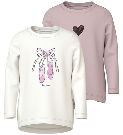 Name It Bluse - 2-pak - NmfVix - Burnished Lilac/Cloud Dancer