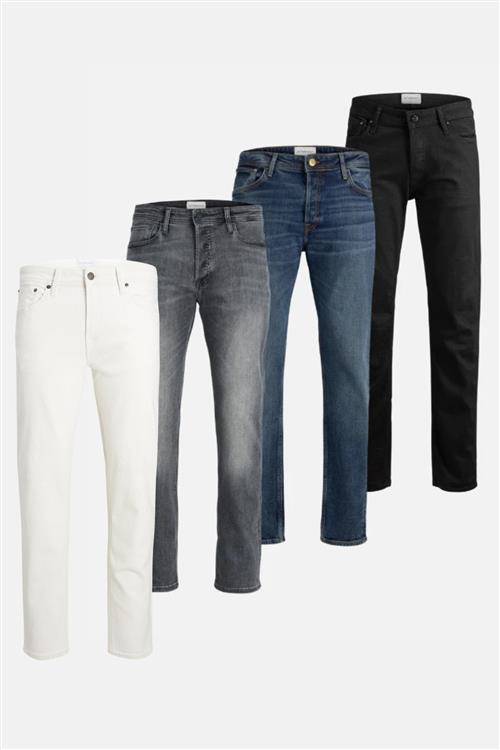 4 stk. Originale Performance Jeans (Slim) - - Slim fit - Herre - Default Title - TeeShoppen