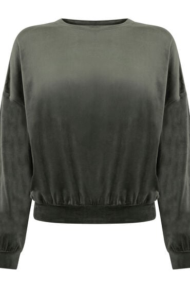 Hunkemöller Velourtop grøn