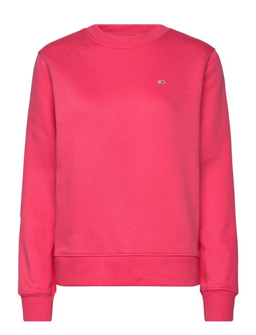 Tjw Reg S Flag Crew Tommy Jeans Pink