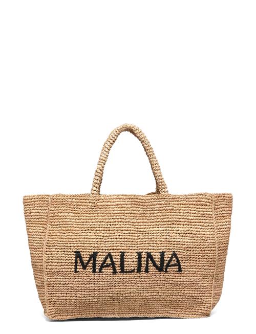Malina Raffia Tote Bag Malina Beige